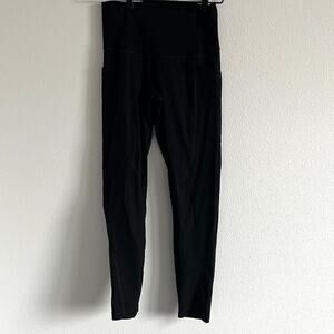 Everlane The Perform Black High-Rise Side Pocket Legging S Soft Sport Clean Girl